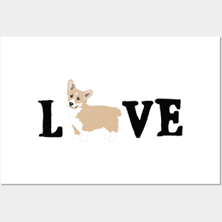 Corgi Dog LOVE Posters and Art